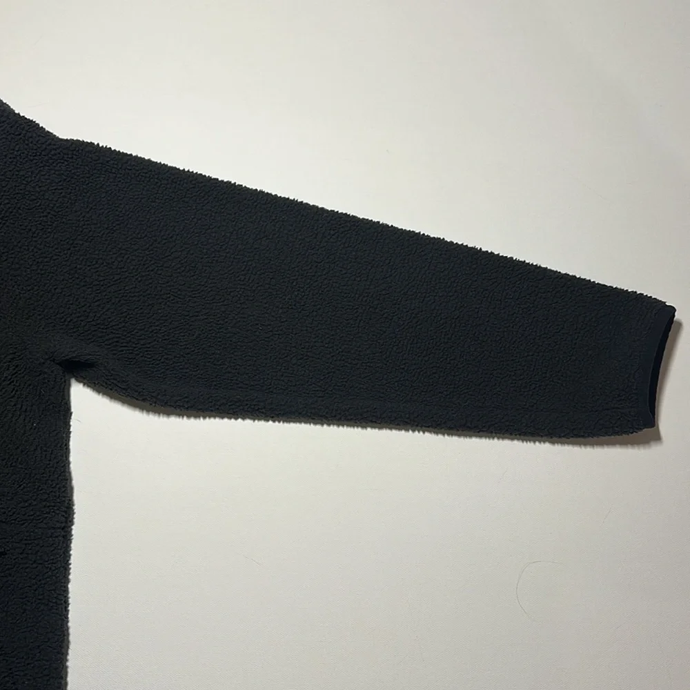 The North Face Dunraven Sherpa 1/4-Zip Fleece Jacket, Black - Mens XL